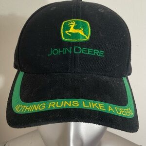 Official John Deere Nothing Runs Like a Deere Strapback Hat Baseball Cap Tractor
